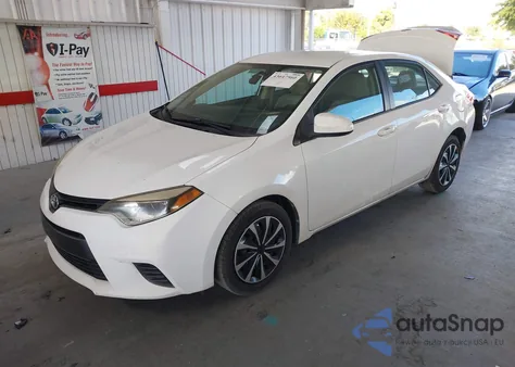 2015 Toyota Corolla Le from USA, damaged, VIN 2T1BURHE2FC460437